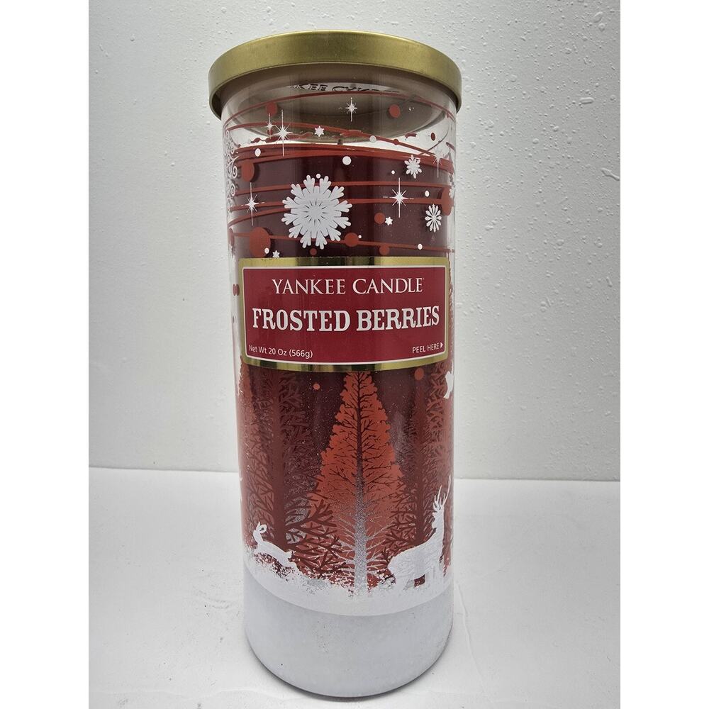 Yankee Candle FROSTED BERRIES Retired Woodland Snow Collection 2014 20 Oz
